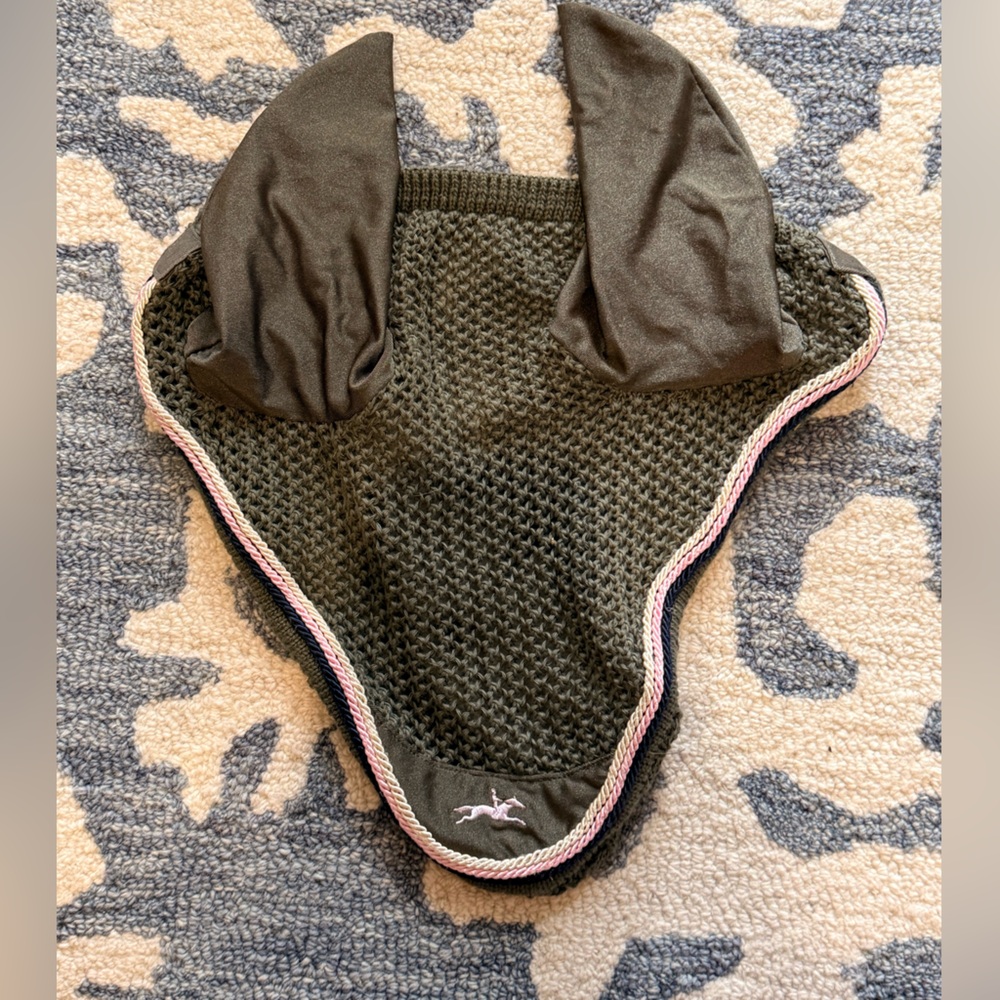 Horse Ear bonnet hunter green full size